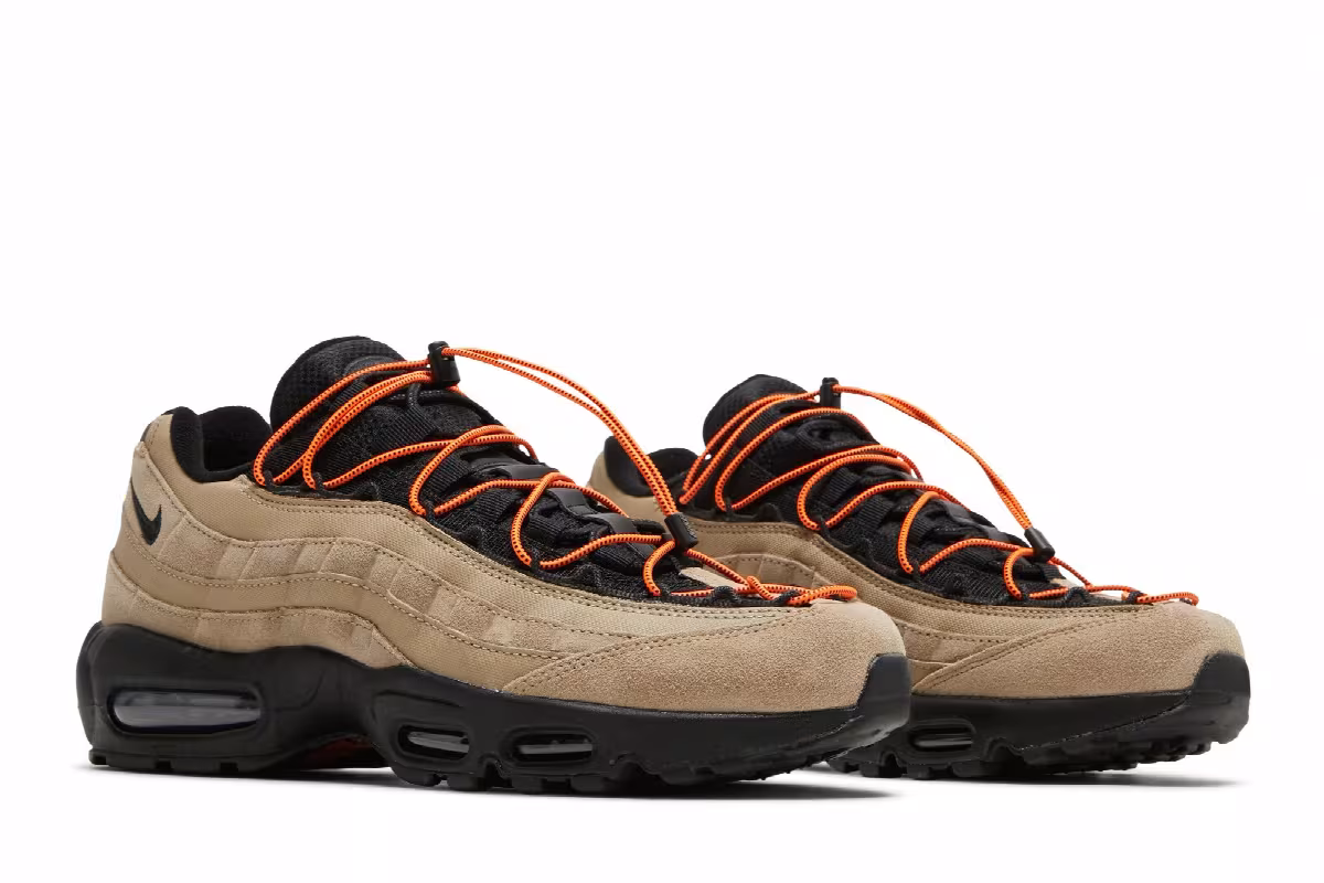 Nike Air Max 95 Khaki Total Orange, view 9