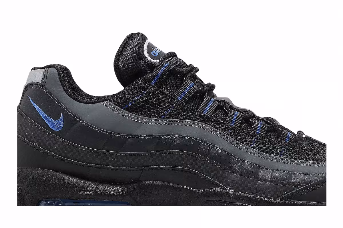 Nike Air Max 95 Essential Black Game Royal, view 3
