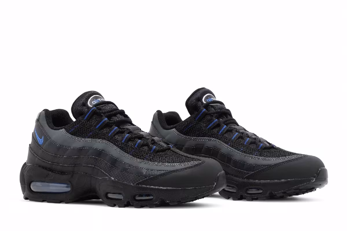 Nike Air Max 95 Essential Black Game Royal, view 9