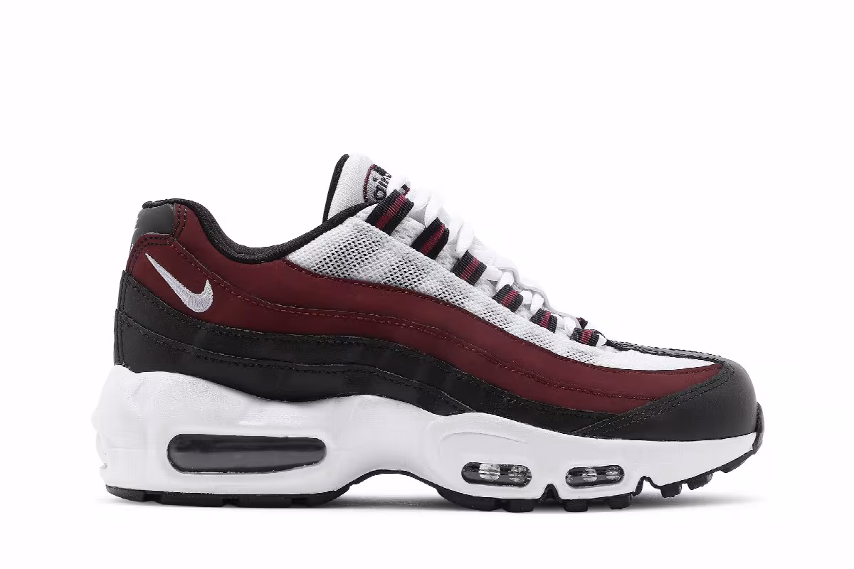 Nike Air Max 95 Recraft GS White Dark Beetroot, view 2