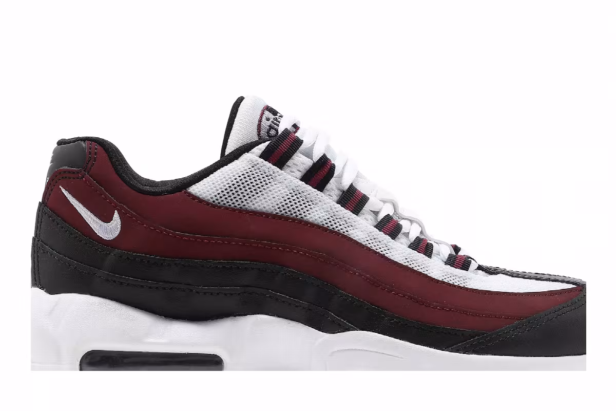 Nike Air Max 95 Recraft GS White Dark Beetroot, view 3