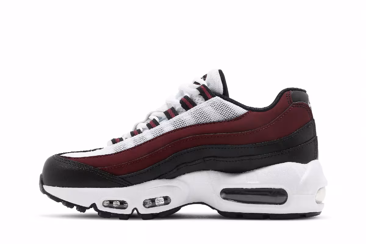 Nike Air Max 95 Recraft GS White Dark Beetroot, view 4