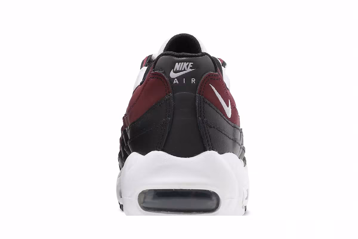 Nike Air Max 95 Recraft GS White Dark Beetroot, view 8