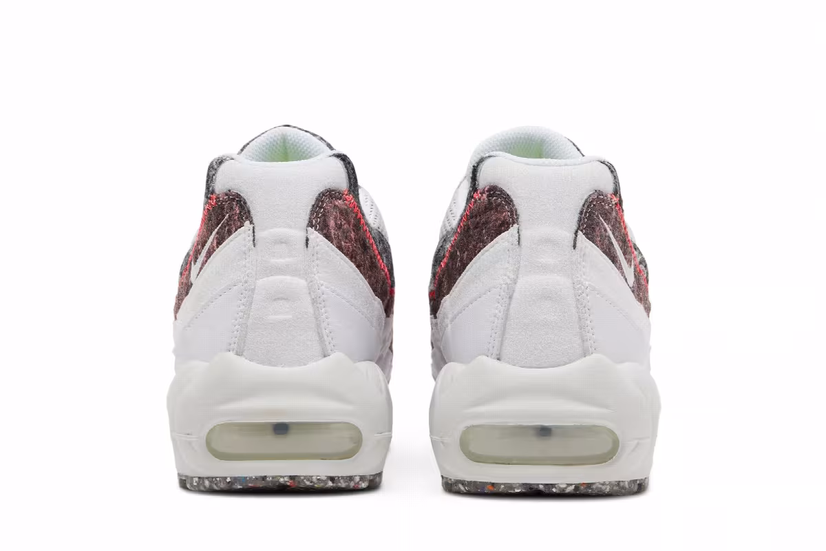 Nike Air Max 95 M2Z2 Recycled Wool Pack - White Bright Crimson, view 7