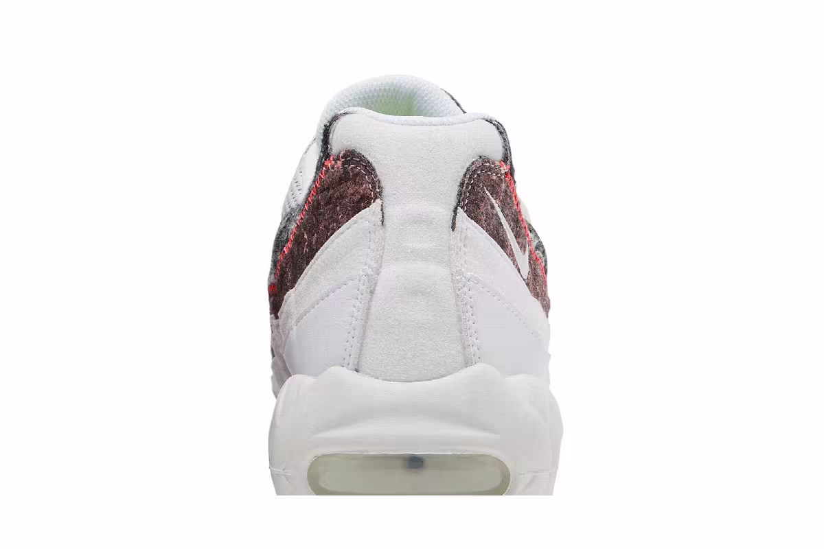 Nike Air Max 95 M2Z2 Recycled Wool Pack - White Bright Crimson, view 8