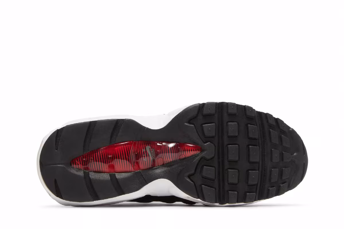 Nike Air Max 95 Recraft GS Iron Grey University Red, view 5