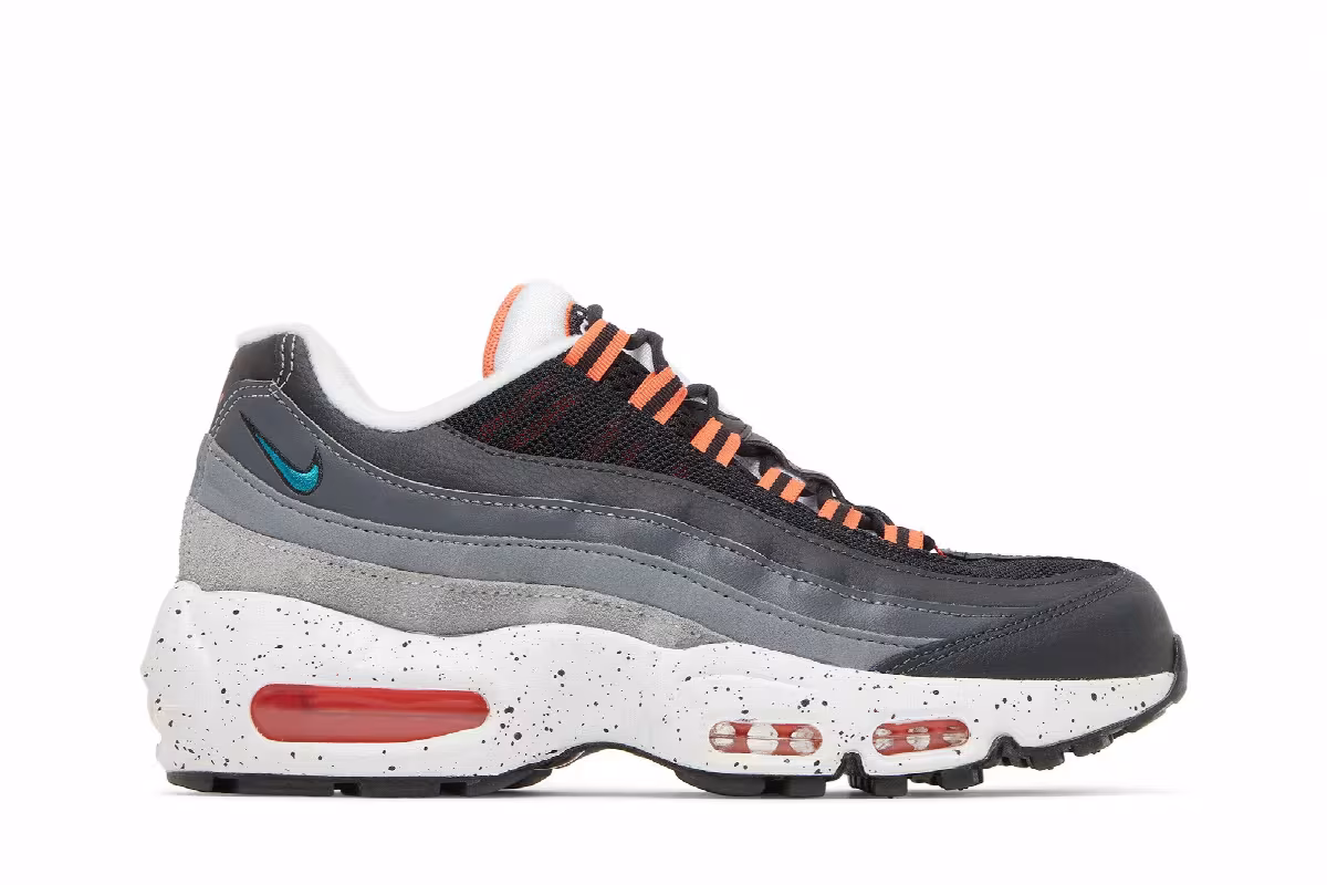 Nike Air Max 95 Recraft GS Black Aquamarine, view 2