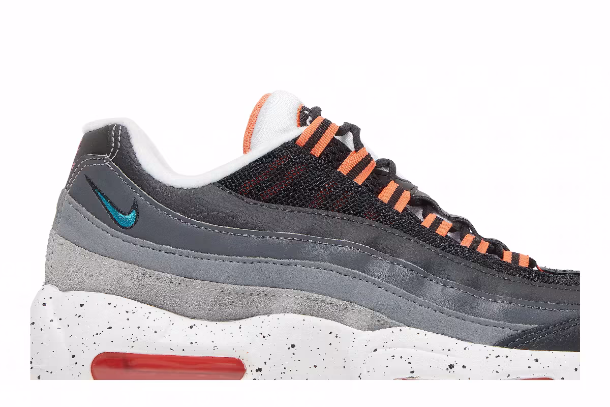Nike Air Max 95 Recraft GS Black Aquamarine, view 3