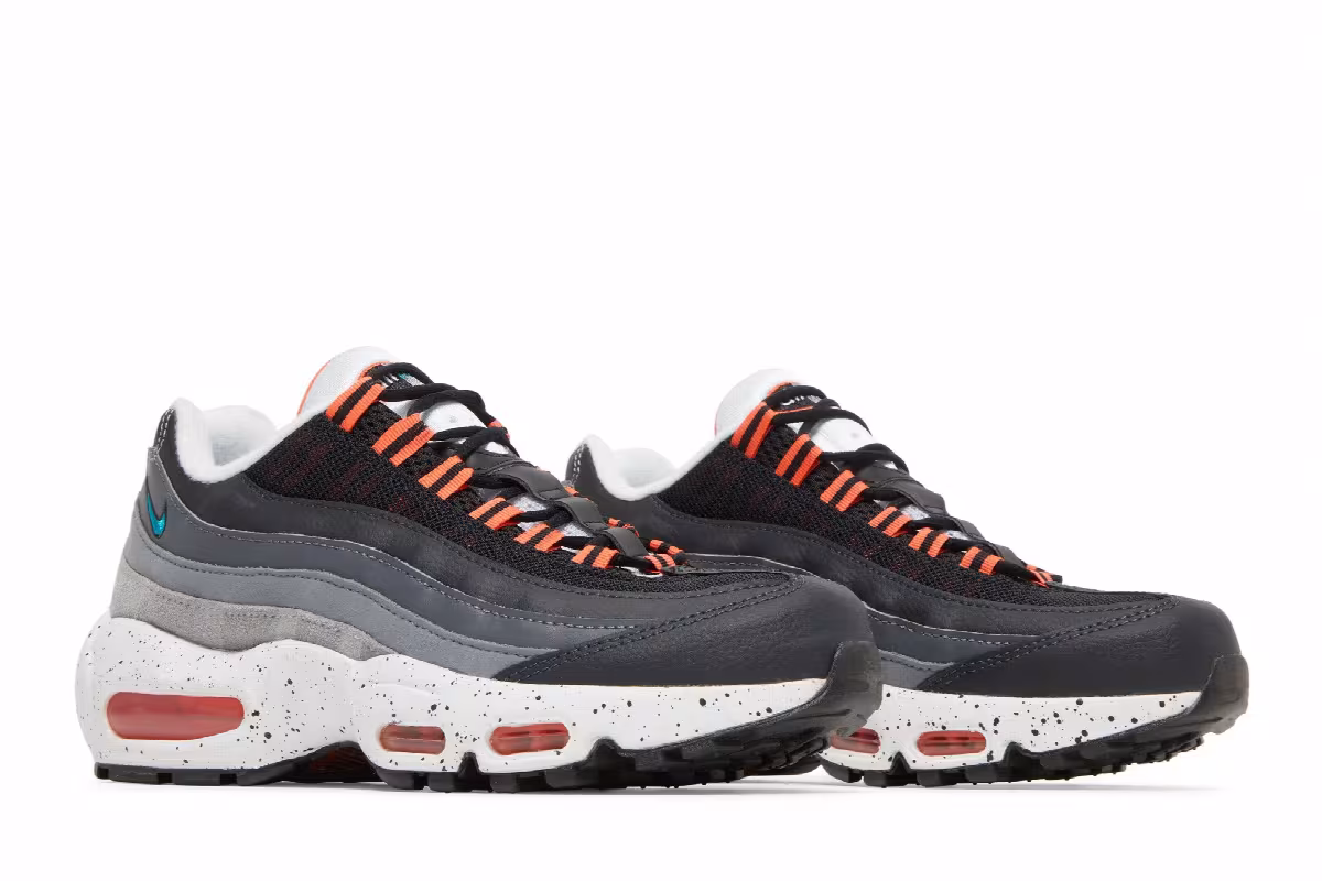 Nike Air Max 95 Recraft GS Black Aquamarine, view 9