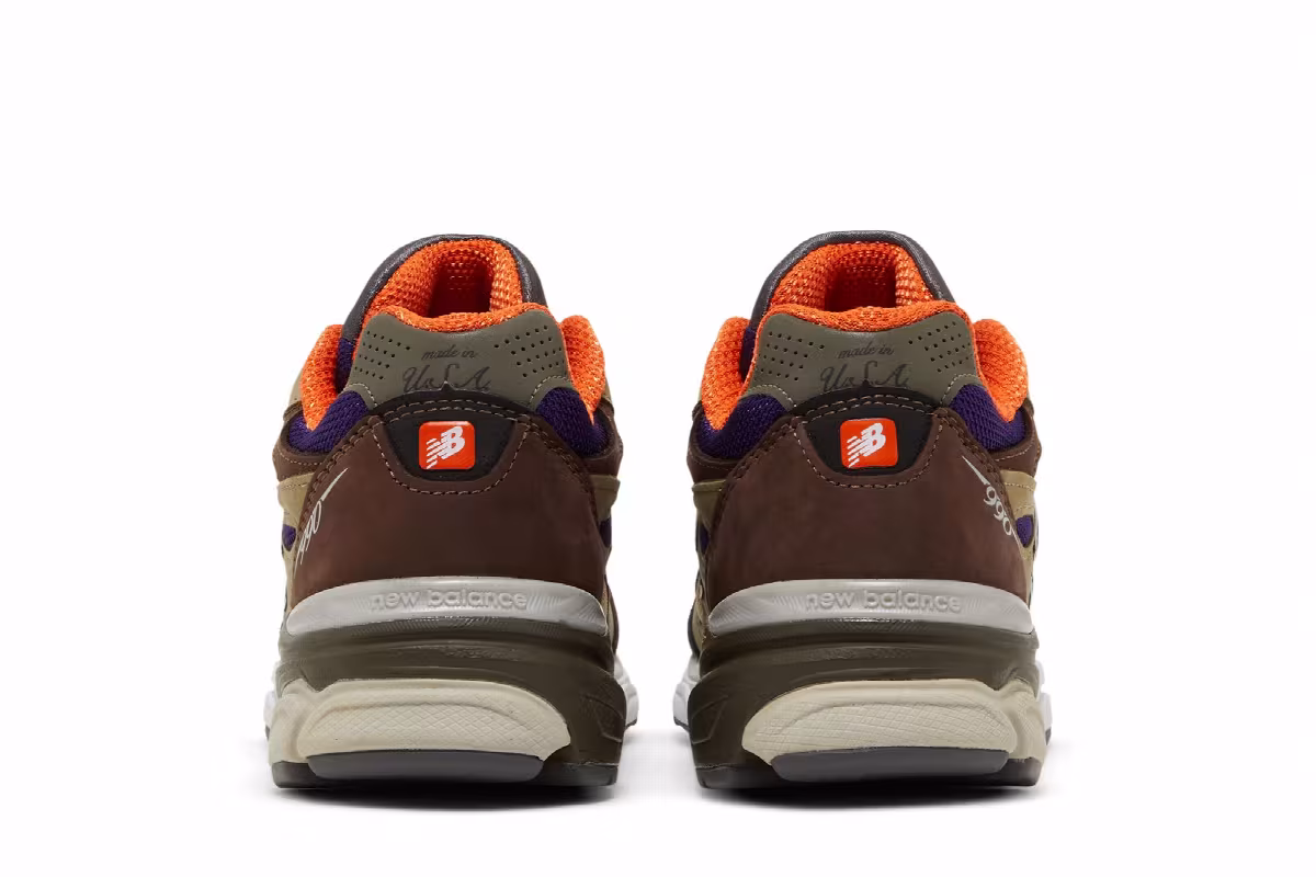 Teddy Santis x New Balance 990v3 Made in USA Tan Orange, view 7