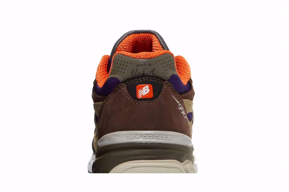 Teddy Santis x New Balance 990v3 Made in USA Tan Orange, view 8
