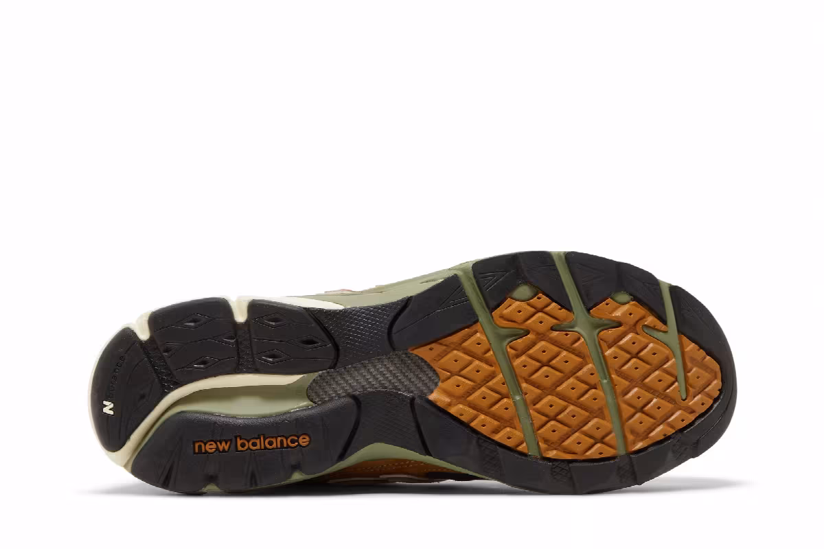 Teddy Santis x New Balance 990v3 Made in USA Tan Green, view 5