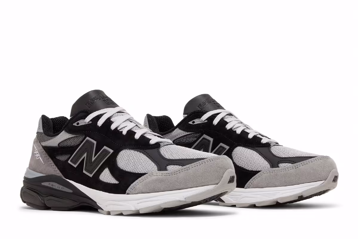 DTLR x New Balance 990v3 Made in USA GR3YSCALE, view 9