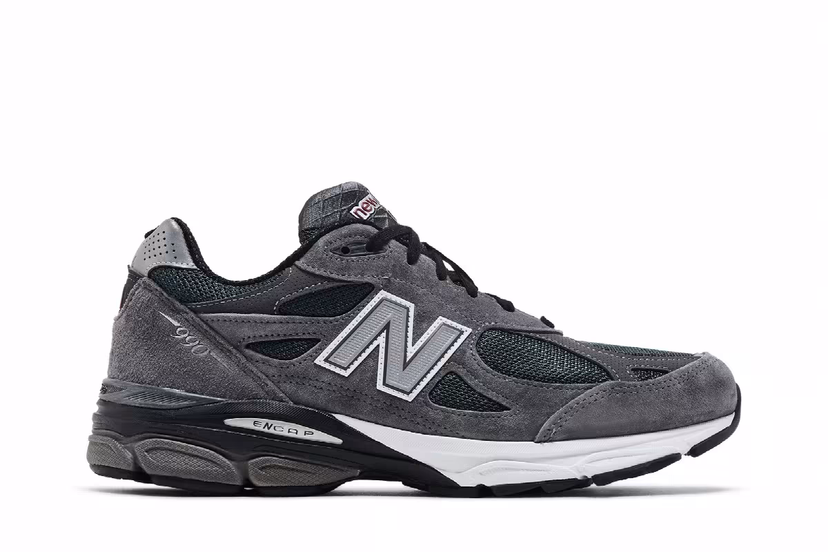 United Arrows x New Balance 990v3 Made in USA Dark Grey, view 2