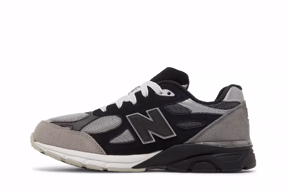 DTLR x New Balance 990v3 Big Kid GR3YSCALE, view 4