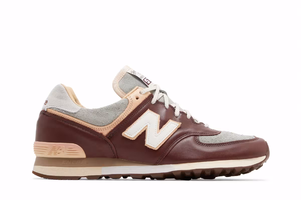 The Apartment x New Balance 576 Made in England Bitter Chocolate, view 2