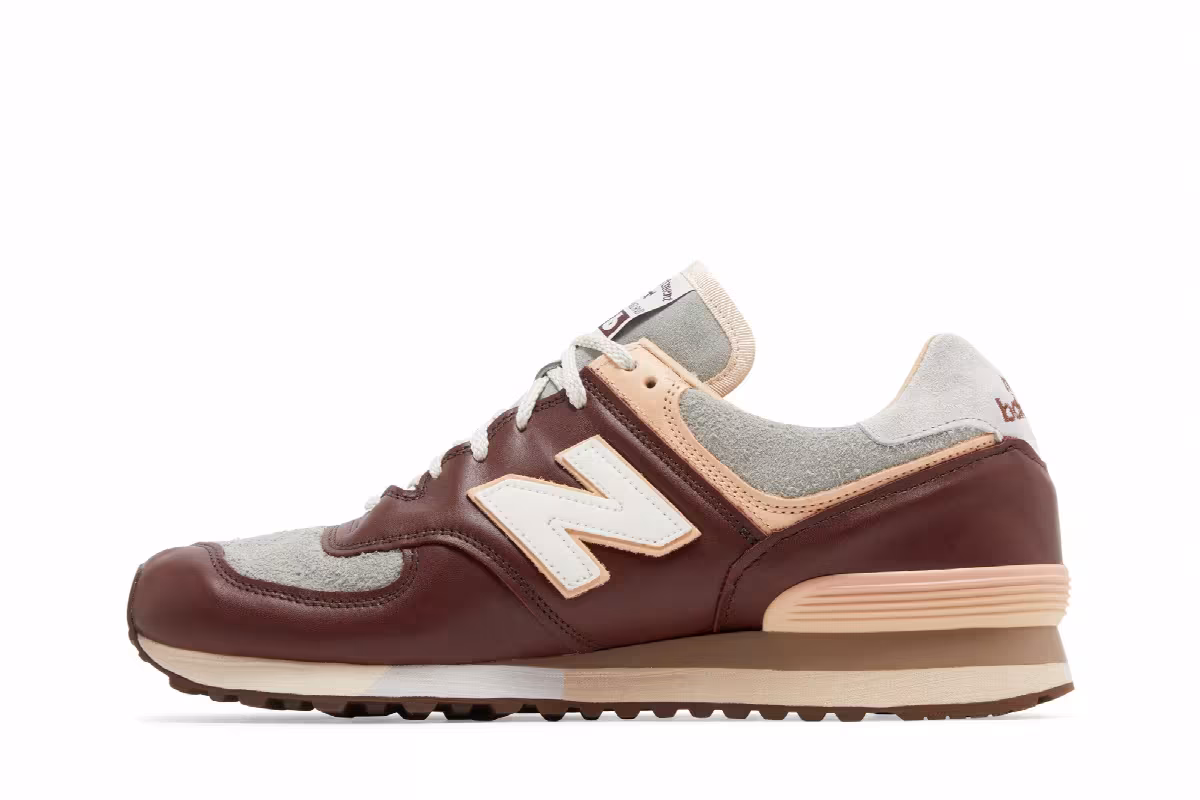 The Apartment x New Balance 576 Made in England Bitter Chocolate, view 4