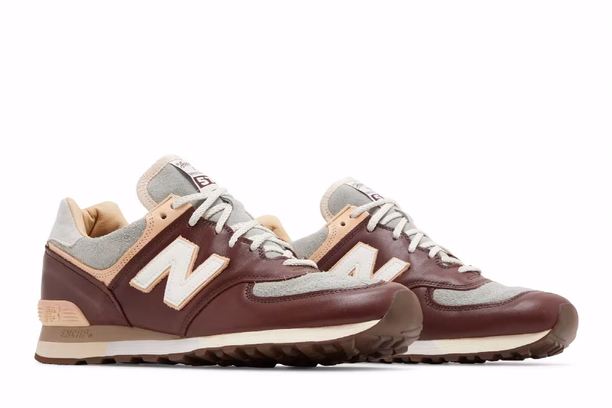 The Apartment x New Balance 576 Made in England Bitter Chocolate, view 9