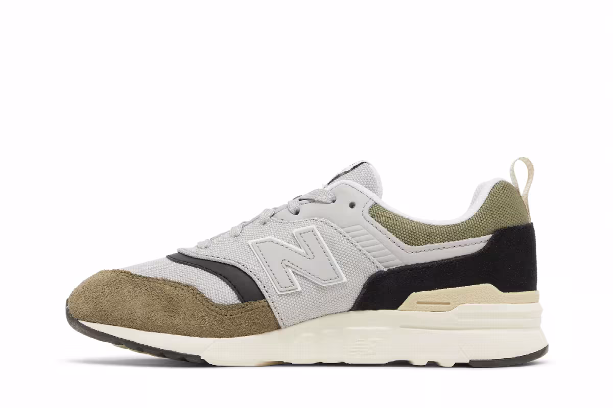 New Balance 997H Big Kid Raincloud Olive, view 4