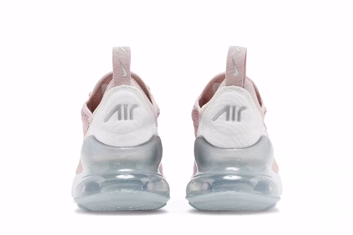 Nike Women's Air Max 270 Pink Oxford Metallic Silver, view 7