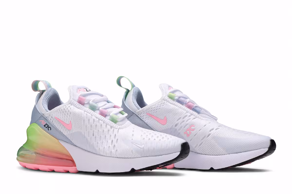 Nike Air Max 270 SE GS White Arctic Punch, view 9