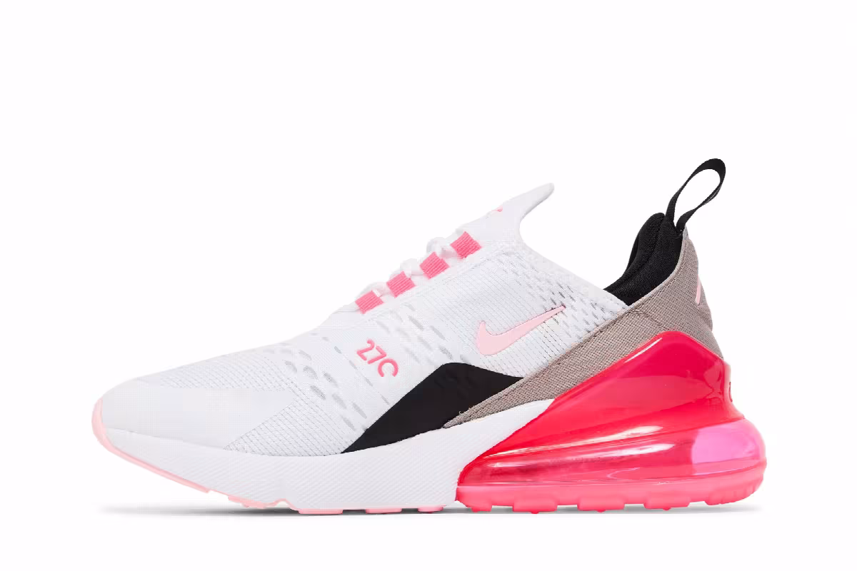 Nike Women's Air Max 270 Essential White Arctic Punch, view 4
