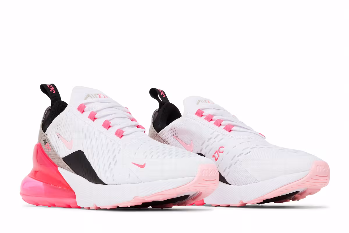 Nike Women's Air Max 270 Essential White Arctic Punch, view 9