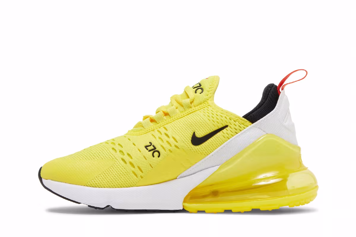 Nike Women's Air Max 270 Yellow Strike, view 4