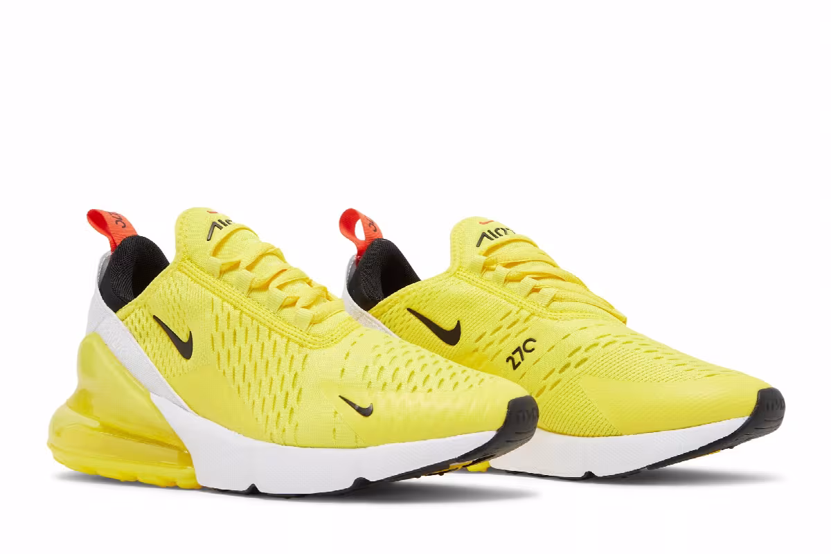 Nike Women's Air Max 270 Yellow Strike, view 9