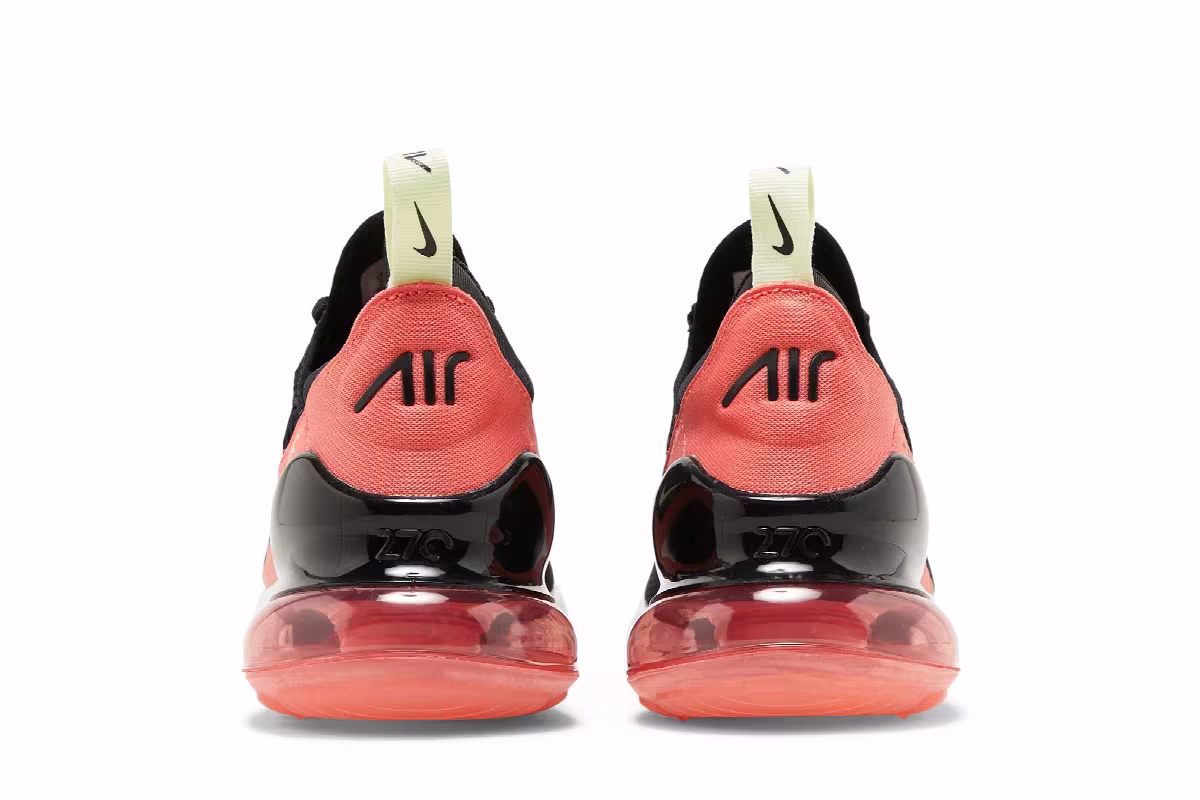 Nike Women's Air Max 270 Black Magic Ember, view 7