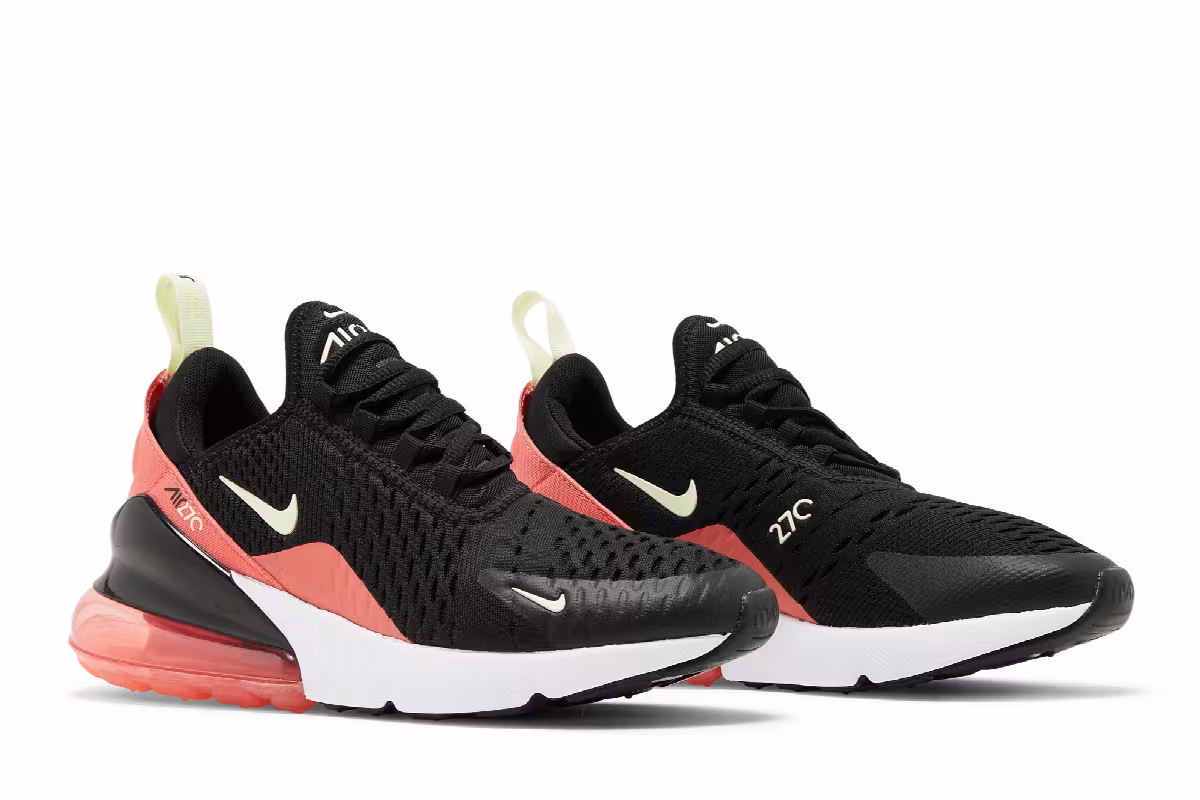 Nike Women's Air Max 270 Black Magic Ember, view 9