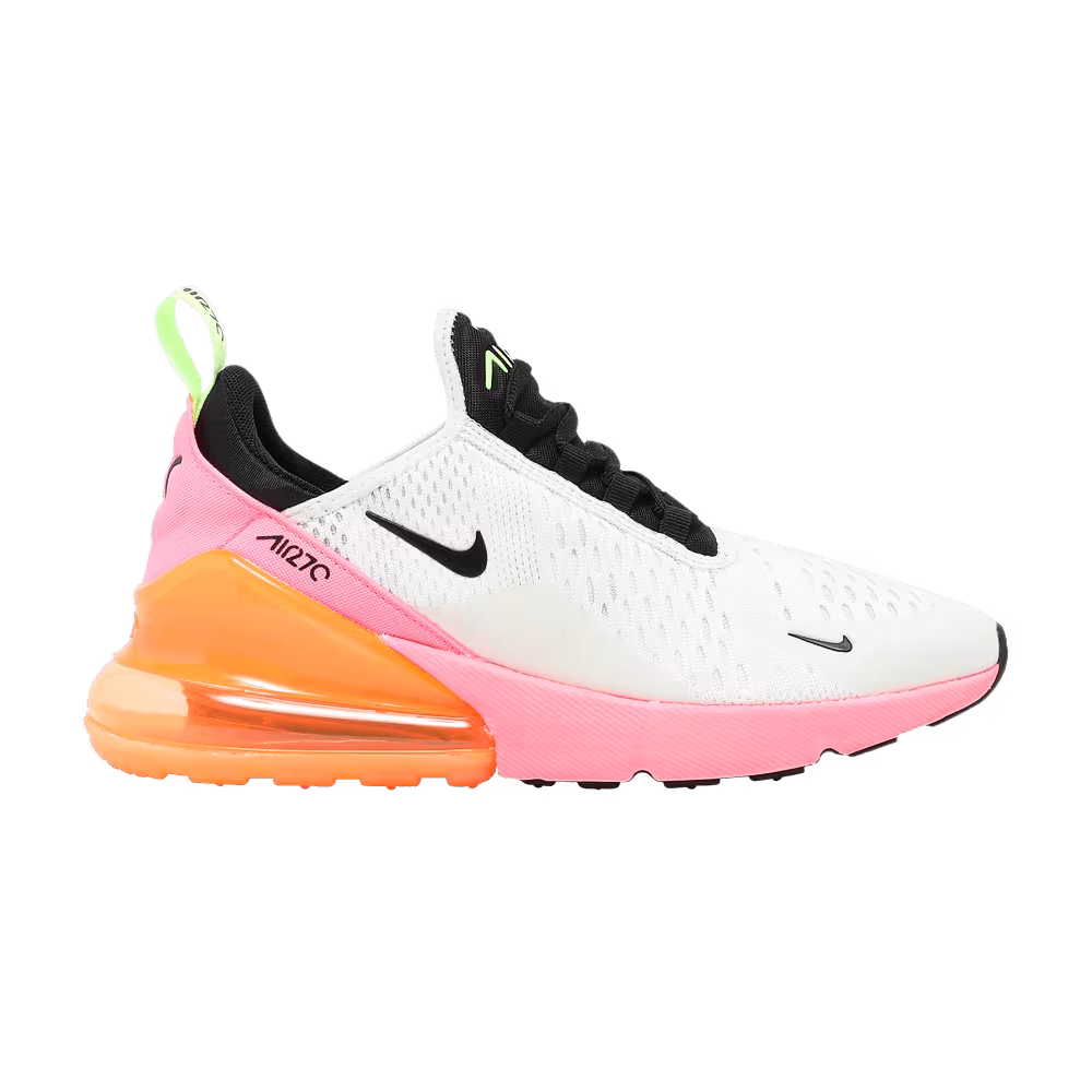 Nike Women's Air Max 270 Summit White Sunset Pulse