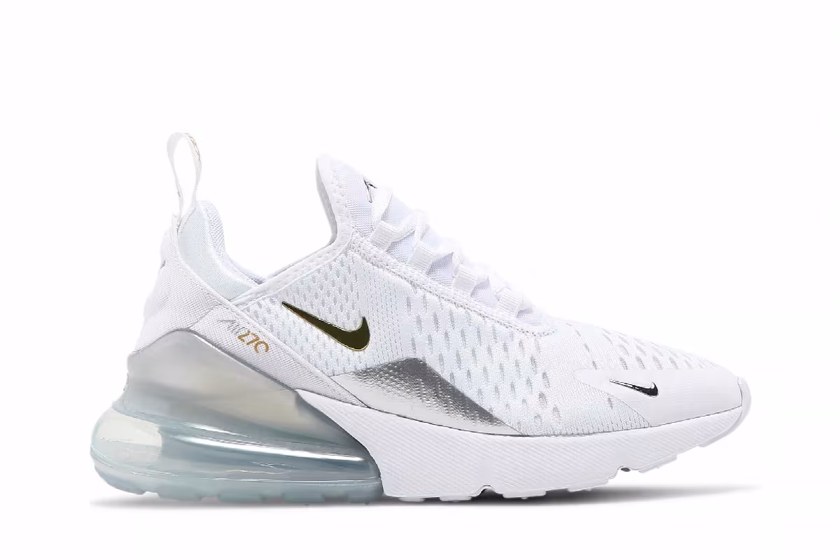 Nike Women's Air Max 270 White, view 2