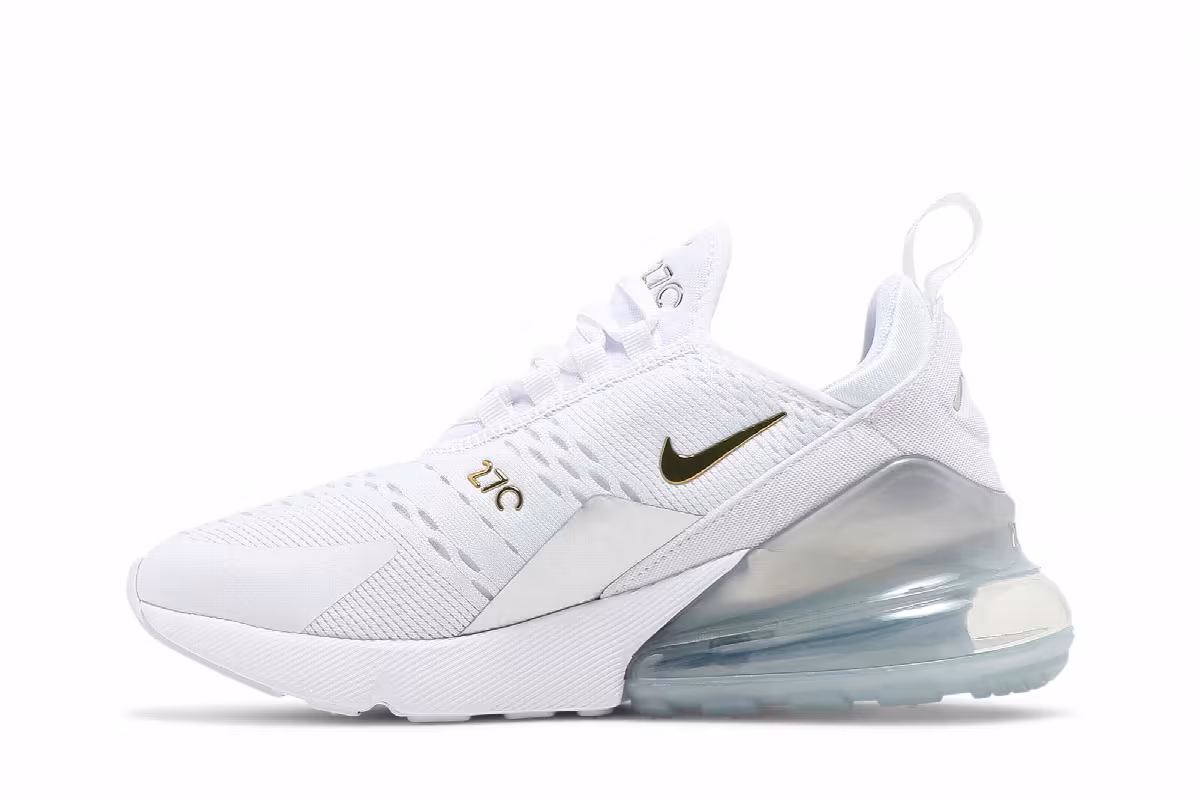 Nike Women's Air Max 270 White, view 4