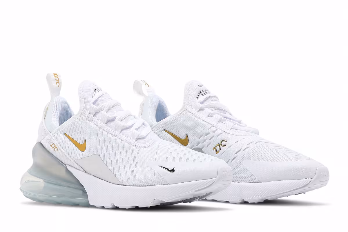 Nike Women's Air Max 270 White, view 9