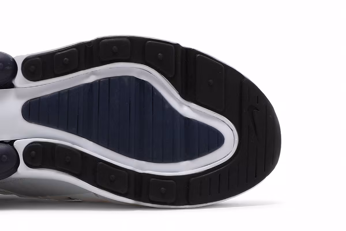 Nike Air Max 270 GS White Midnight Navy, view 6