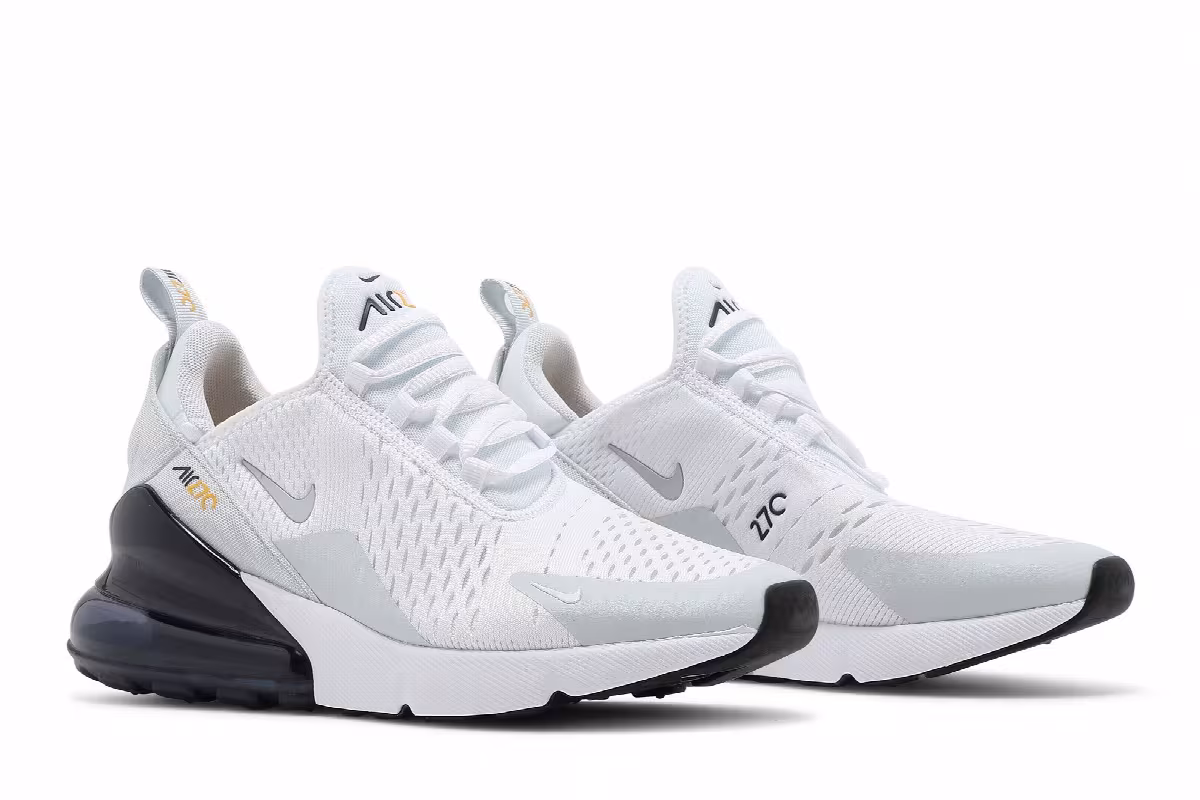 Nike Air Max 270 GS White Midnight Navy, view 9