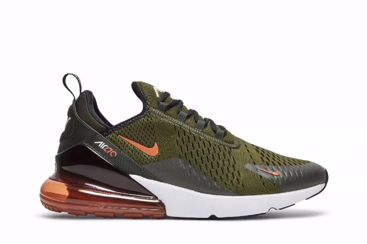 Nike Air Max 270 Rough Green Hot Curry, view 2