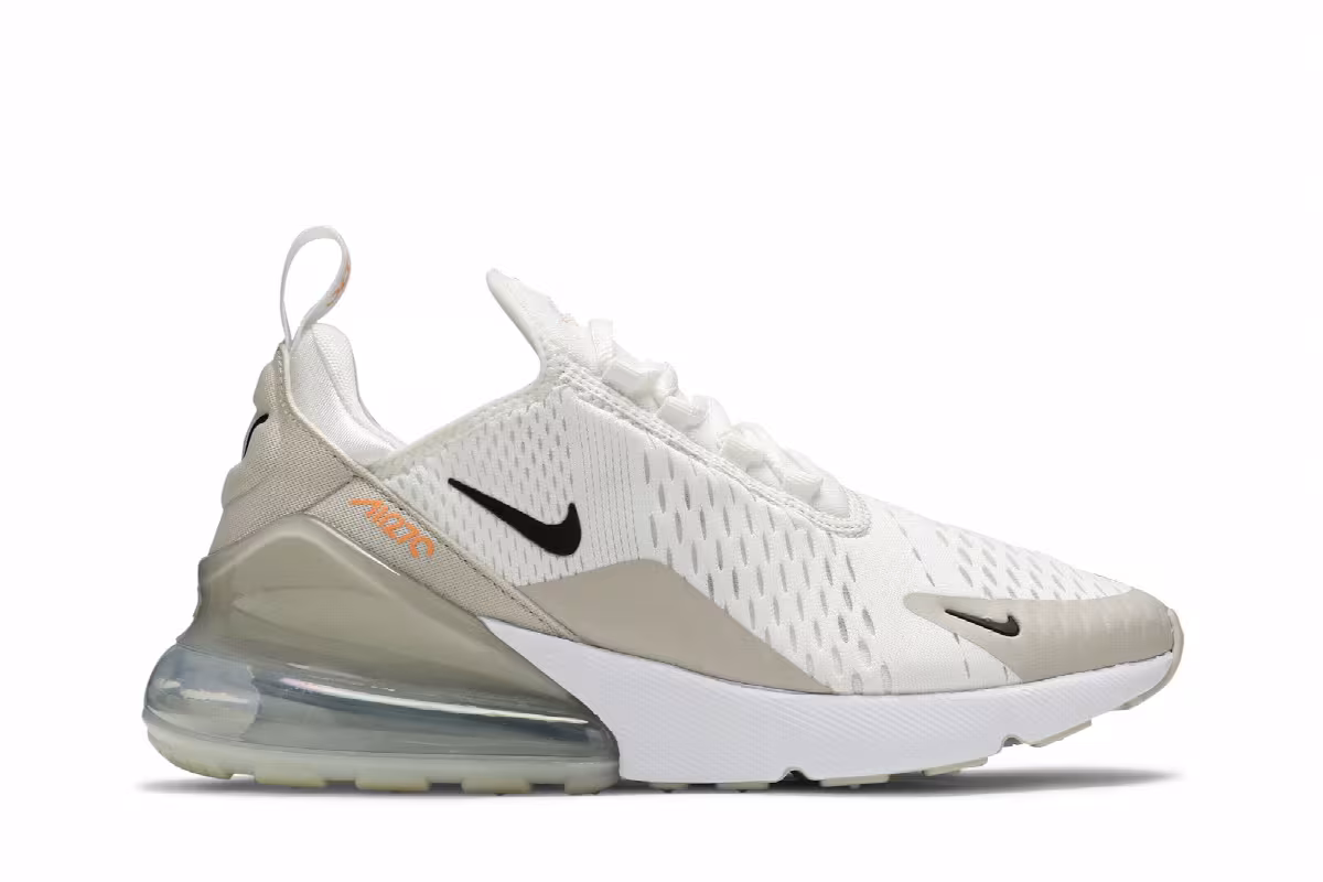 Nike Women's Air Max 270 White Desert Sand, view 2