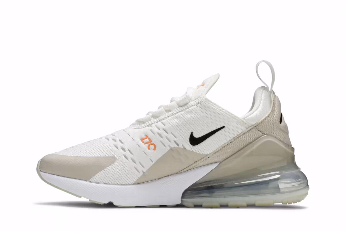 Nike Women's Air Max 270 White Desert Sand, view 4