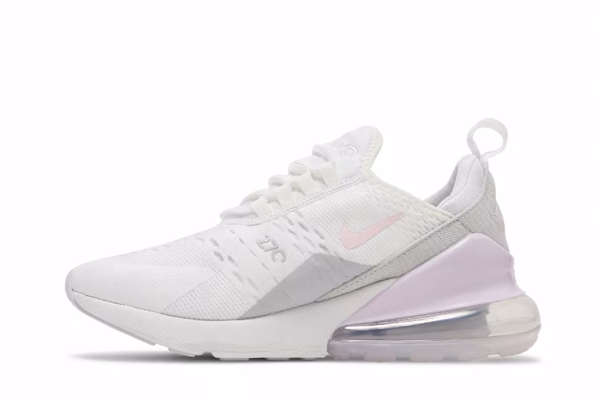 Nike Women's Air Max 270 Summit White Regal Pink, view 4