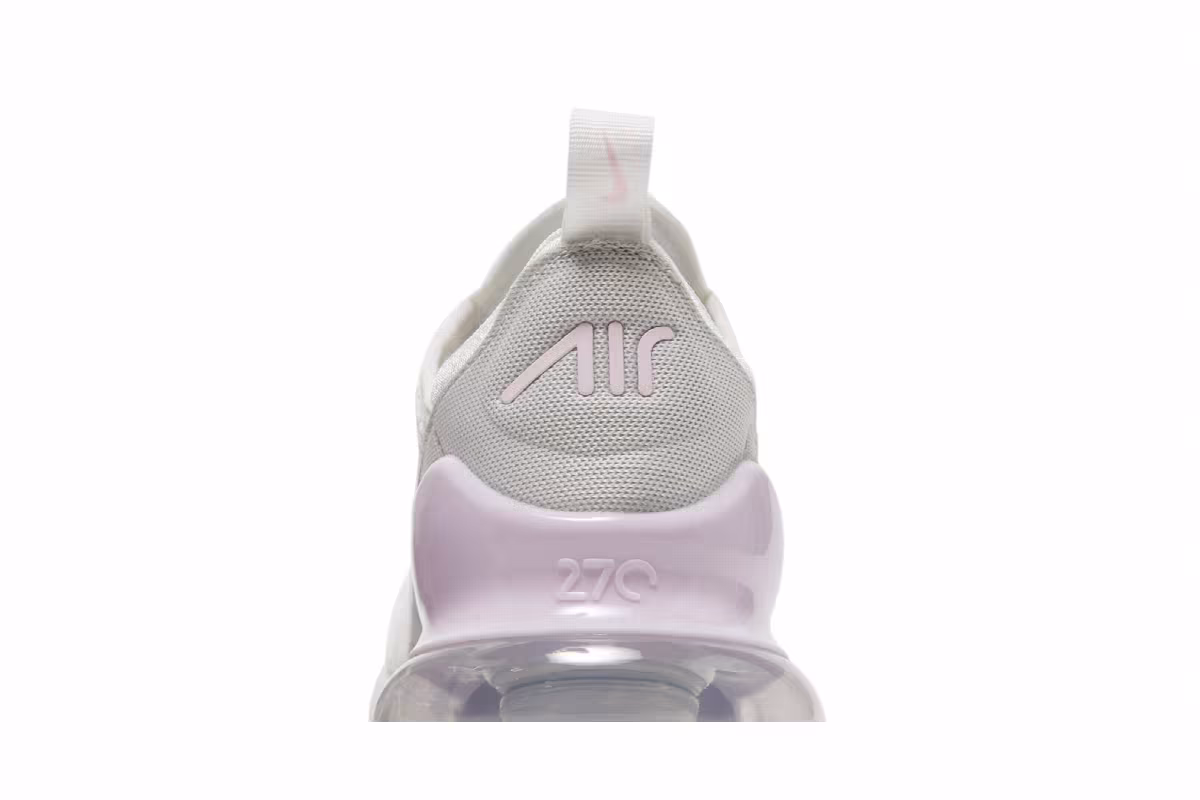 Nike Women's Air Max 270 Summit White Regal Pink, view 8