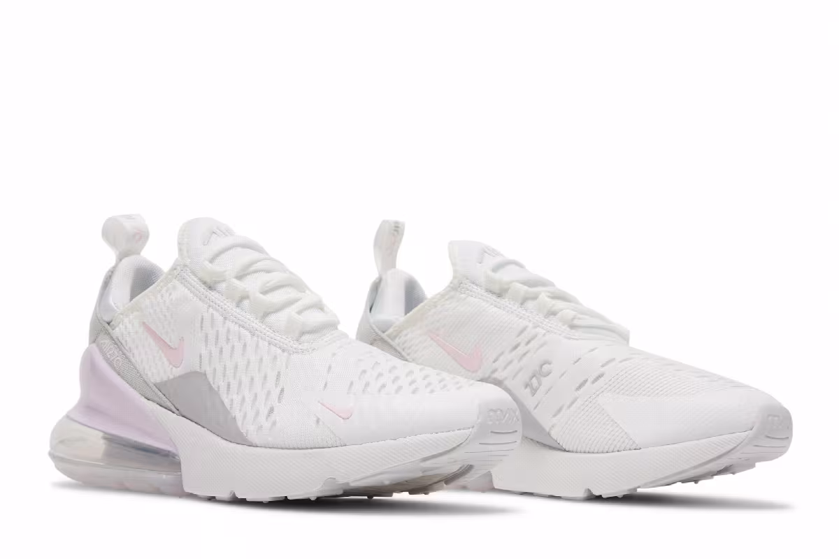 Nike Women's Air Max 270 Summit White Regal Pink, view 9