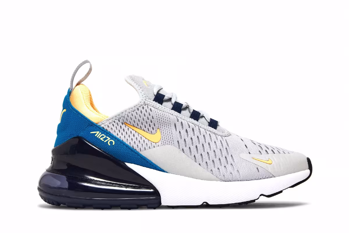 Nike Air Max 270 GS Grey Fog Midnight Navy, view 2