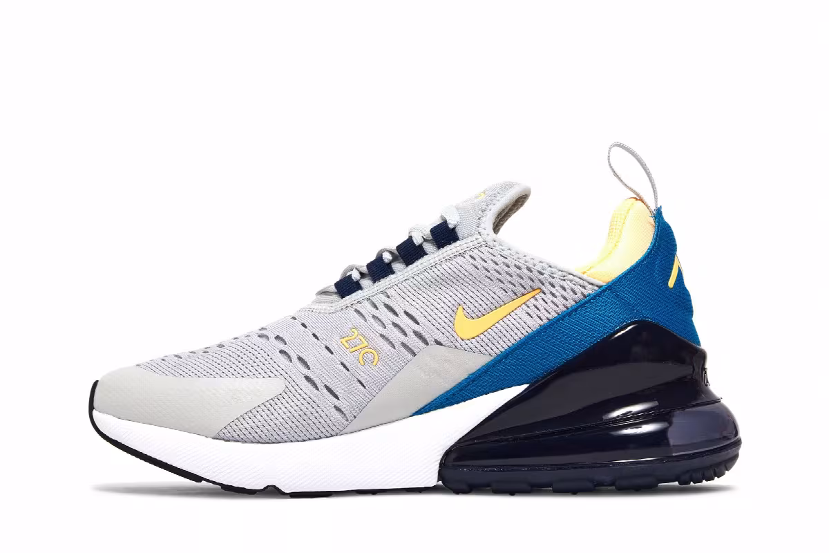 Nike Air Max 270 GS Grey Fog Midnight Navy, view 4