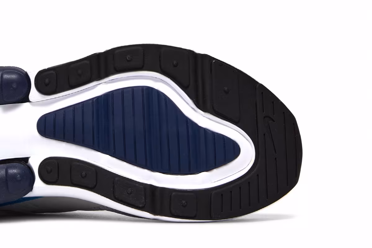Nike Air Max 270 GS Grey Fog Midnight Navy, view 6