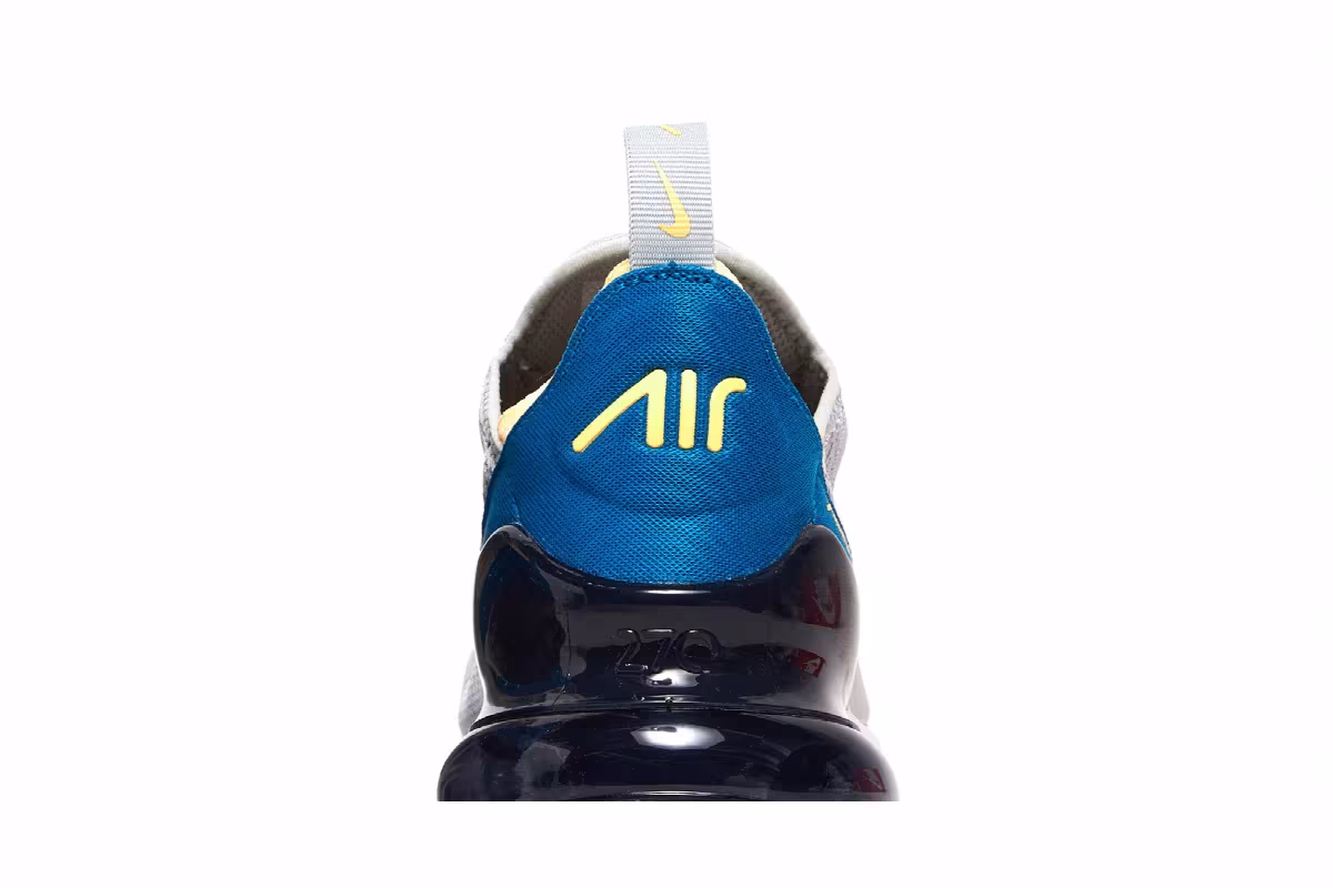 Nike Air Max 270 GS Grey Fog Midnight Navy, view 8