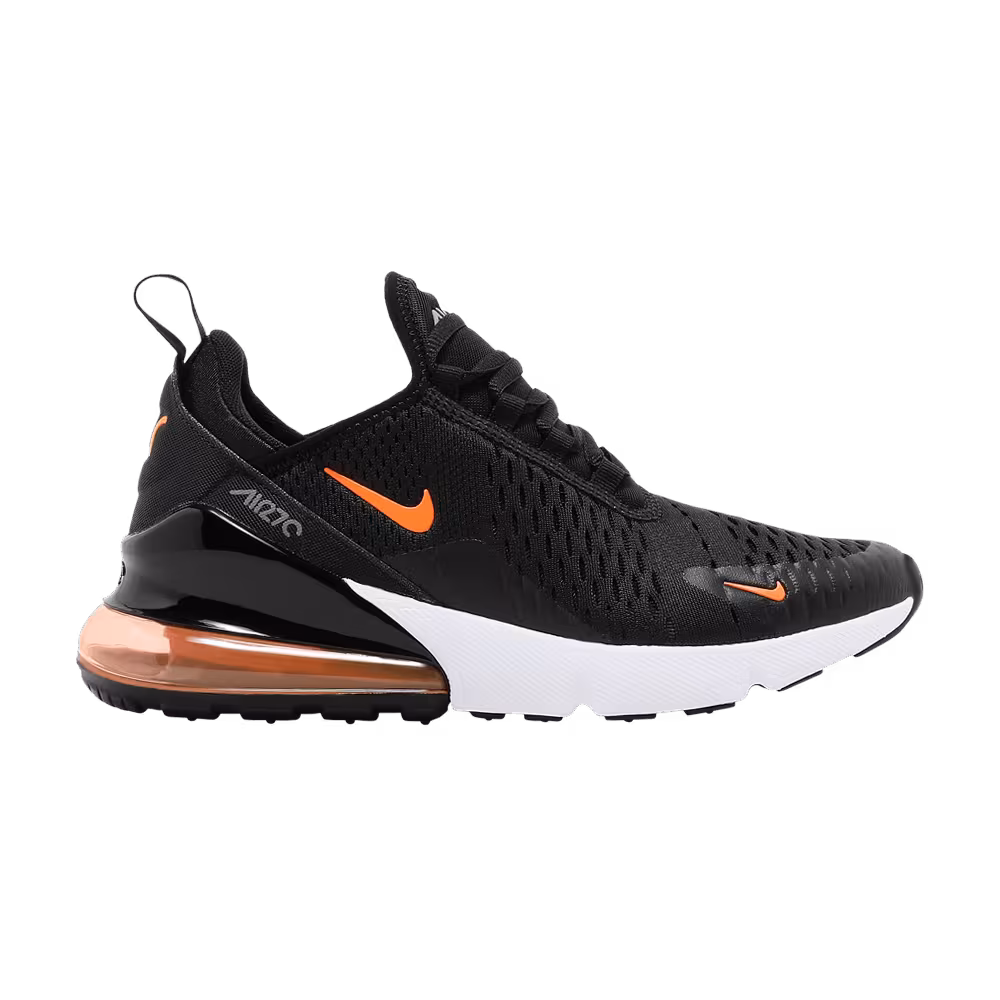 Nike Air Max 270 GS Black Total Orange