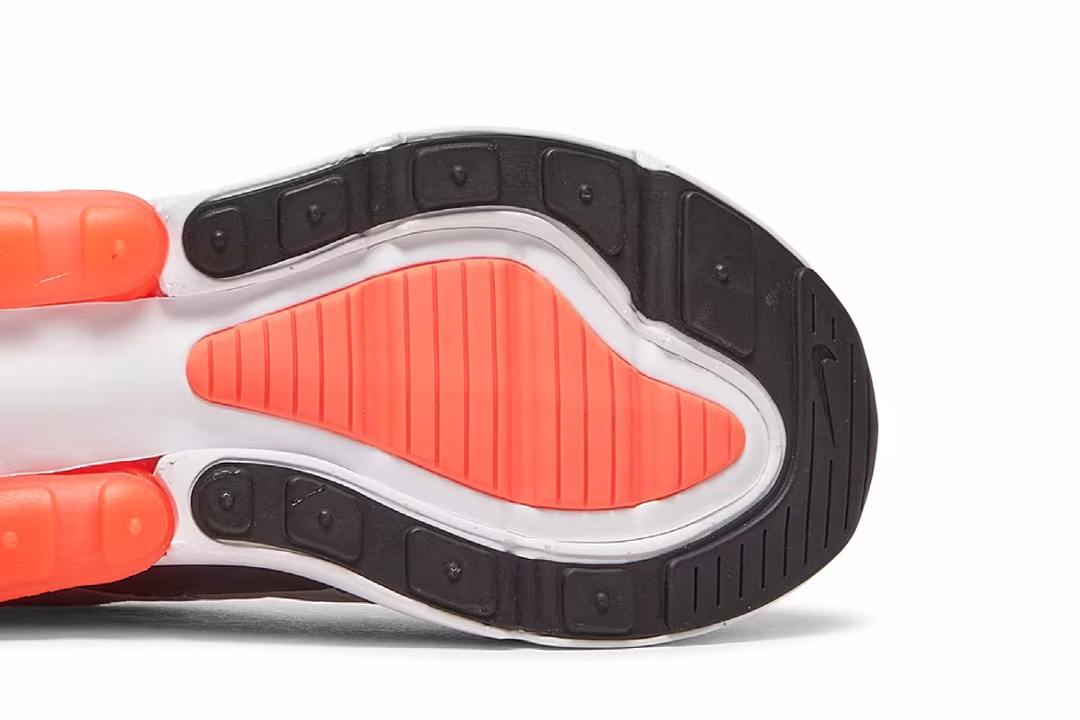 Nike Air Max 270 GS Light Smoke Grey Crimson, view 6