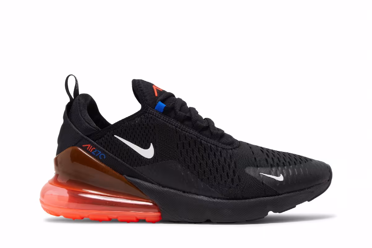 Nike Air Max 270 Black Bright Crimson, view 2